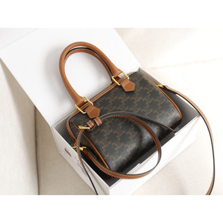 Túi Ce.line trống canvas size 19cm fullbox nam châm 2 lớp