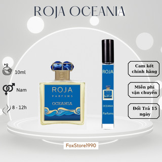 Nước Hoa Nam Roja Oceania hương vị của mùa hè , biển xanh chai chiết 10ml