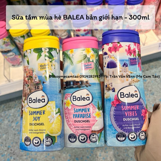 Sữa tắm mùa hè balea bản giới hạn 2024 - chai 300ml