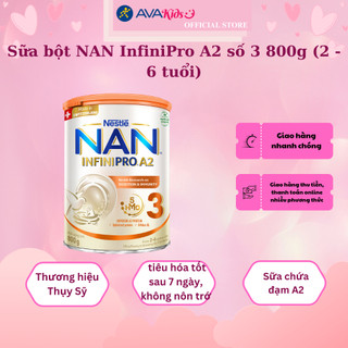 Sữa bột nan infinipro a2 số 3 800g