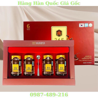 [DATE 2026] Cao Hồng Sâm Đông Trùng Hạ Thảo 365 Hàn Quốc Hộp 4 lọ x 240g, Bồi bổ sức khỏe, chống mệt mỏi