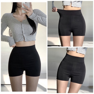  Quần short Đùi Nữ Tập Yoga Quần legging đùi Body Dáng Ôm Boxer Ngắn Phong Cách Thể Thao Ulzzang chất vải thun cotton 
