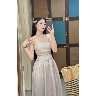 ĐẦM MIDI ỐNG CÚP BO THUN LƯNG