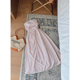ĐẦM MIDI ỐNG CÚP BO THUN LƯNG