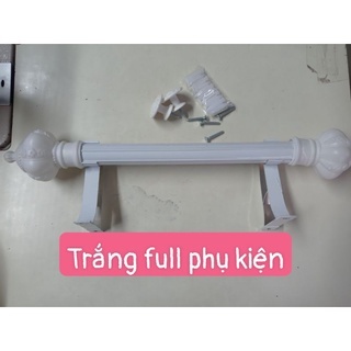 thanh treo rèm hàng đặt 3 thanh