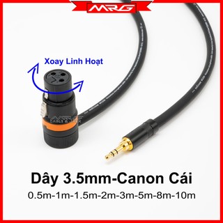Dây micro xlr 3.5mm dài 0.5m-1m-1.5m-2m-3m-5m-8m-10m