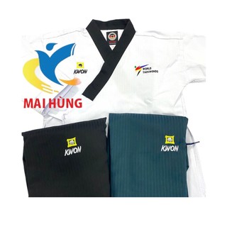 VÕ PHỤC QUYỀN TAEKWONDO ( vải sọc )