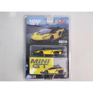 Xe Mô Hình LB-Sihouettr Works Lamborghini Aventador GT EVO LHD 1:64 MiniGT ( Yellow - Card Mỹ )