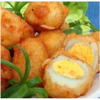 Gói 500gr cá viên trứng cút