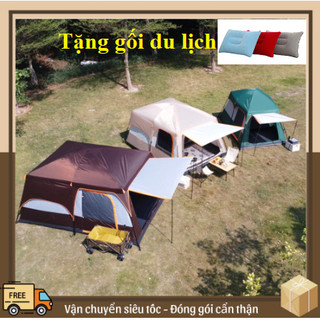 Lều cắm trại 6-12 người cửa to thoáng