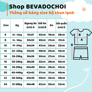 Bộ thun lạnh Songoku bé trai