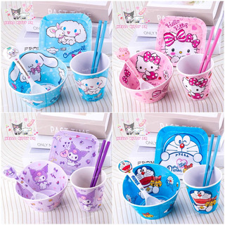 ☘️𝗡𝗘𝗪☘️chén , ly , muỗng , tô, dĩa, đũa cinnamoroll - korumi - hello kitty - doraemon - melody
