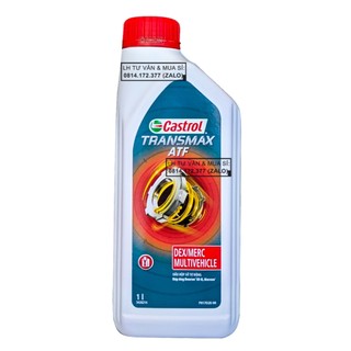 Nhớt hộp số tự động atf, nhớt trợ lực lái castrol dex/merc multivehicle 1000ml
