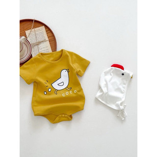 BODYSUIT GÀ CON KÈM MŨ