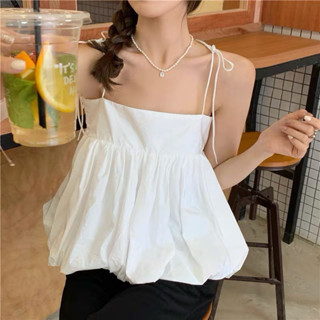 [ 40 - 120kg] Áo babydoll phồng 2 lớp dây buộc, áo bí bigsize chất đẹp