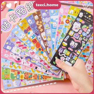 Bộ Tấm Sticker Hình Dán Emoji Nhiều Chủ Đề Trang Trí Toploader Sổ Laptop Card Hàn Quốc Mohamm Điện Thoại Xinh Xắn D136