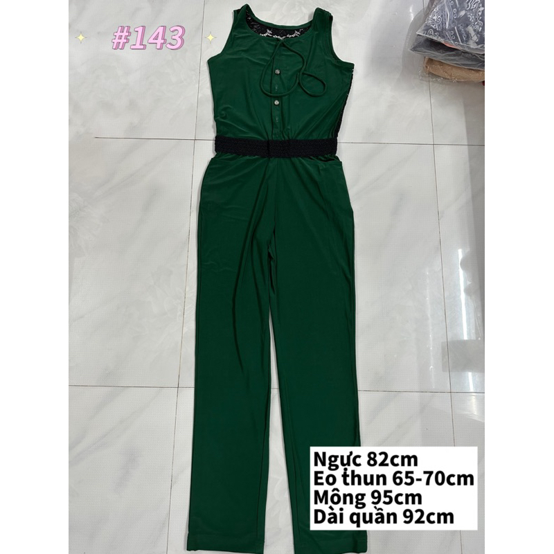 Jump nữ đồ bay jumpsuits vải thun ladong co dãn phối ren