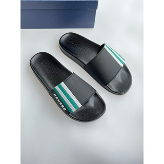  Dép sọc xanh trắng thương hiệu thời trang nam nữ quai ngang. Hàng sẵn kho size từ 38-43