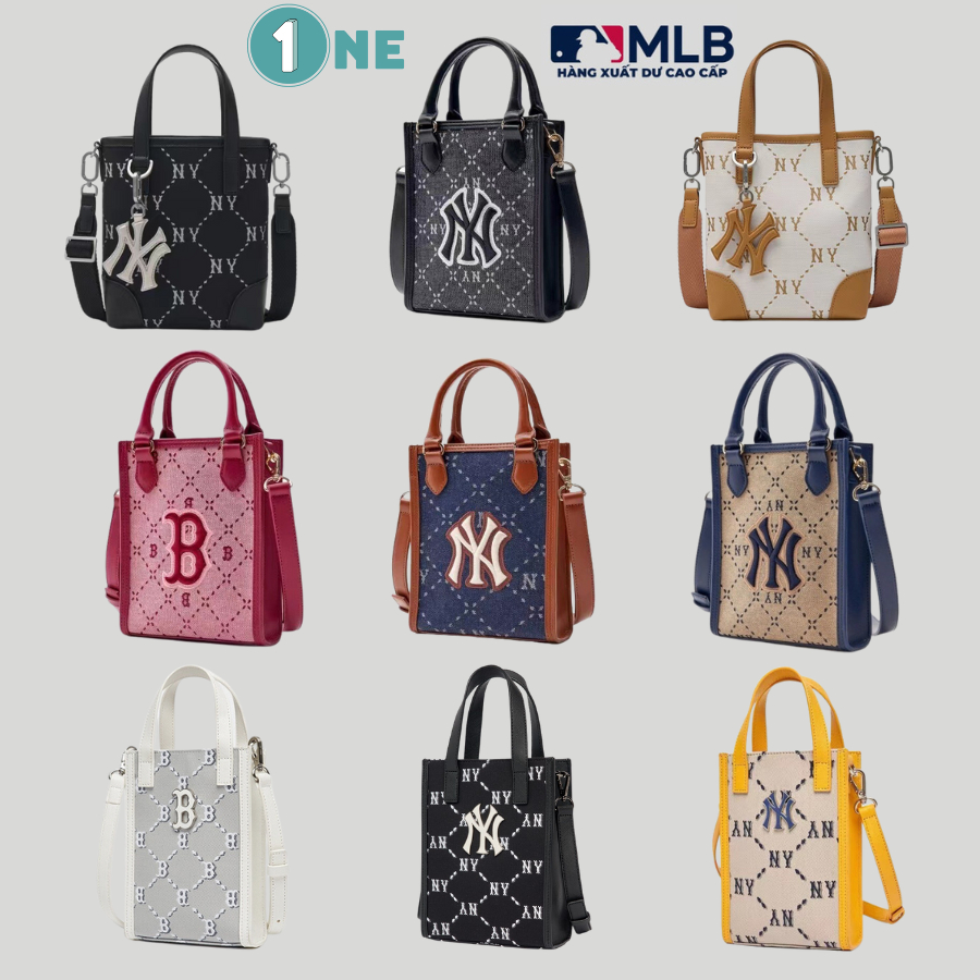 ( Chuẩn Hãng ) Túi Đeo Chéo Mini MLB NY Monogram Thời Trang Hàn Quốc Full Tag Mac
