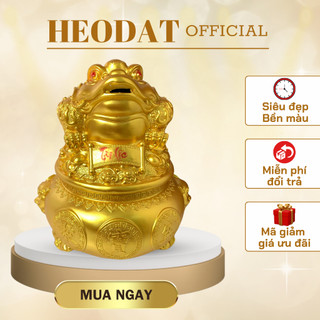 Heo đất tiết kiệm cóc kim tiền bát tụ bảo chiêu tài hút lộc,linh vật phong thủy, ống heo tiết kiệm