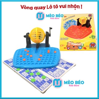Loto bingo, Vòng quay lô tô 90 số - Mèo Béo Kids Store