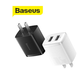 Củ sạc 10.5w baseus compact dual usb sạc 2.1a trang bị 2 cổng sạc usb cho ip/samsung/xiaomi, chân dẹp - an store