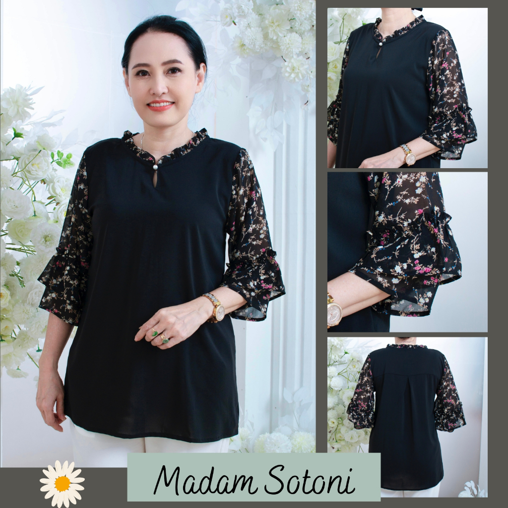 Madam Sotoni - Thời trang trung niên - Áo kiểu nữ trung niên - 2MGDTH1201