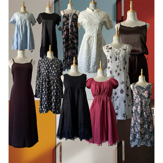 [Hàng tuyển/ Street/y2k/morigirl] váy dài nữ OOTD VINTAGE H368-H369