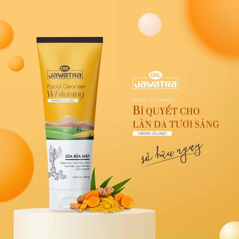 Sữa rửa mặt Trà Xanh/ sữa rửa mặt nghệ