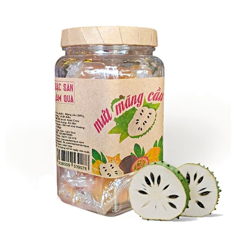 LanGift - Kẹo mứt mãng cầu me đặc sản làm quà