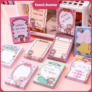 Giấy Note Họa Tiết 80 Tờ Dán Đánh Dấu Sticky Giấy Note Giấy Ghi Chú Tập Nhớ Chủ Đề Baby Girl TEECI D170