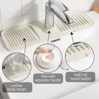 Thảm Lót Vòi Nước Phòng Tắm Lavabo Chống Đọng Nước Nấm Mốc Khô Ráo Sạch Sẽ