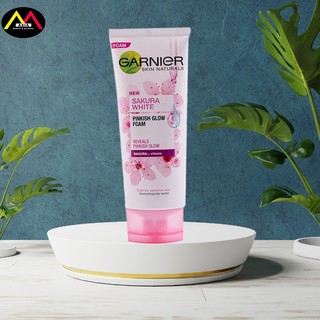 Sữa rửa mặt GARNIER dưỡng trắng làm mờ thâm mụn đều màu mịn màng kiểm soát dầu cân bằng ph cho da thái lan 100ml