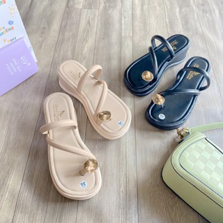  Dép bánh mì nữ đế cao 5cm gắn khóa xinh  ẢNH THẬT GIÁ XƯỞNG MAY SẴN  💕💕 thích hợp cho nàng đi chơi dạo phố đi biển 