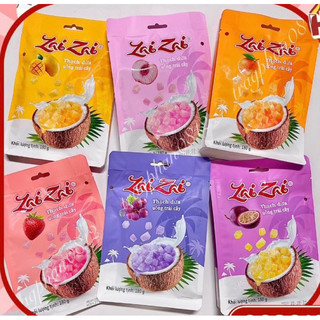 Thạch dừa uống trái cây zai zai đức hạnh 180g vị nho/ xoài/ dâu/ chanh leo