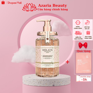 Sữa tắm Weilaiya chính hãng cánh hoa hồng Damask 450ml chính hãng