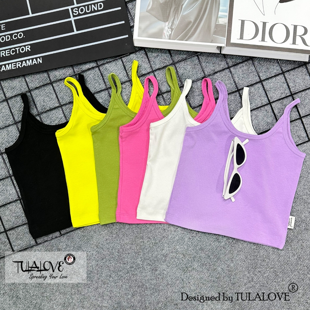 Áo 2 Dây Cho Bé Gái Vải Zip Form Ôm Dáng Cực Xinh, Áo Mùa Hè Cho Bé Gái Tulalove