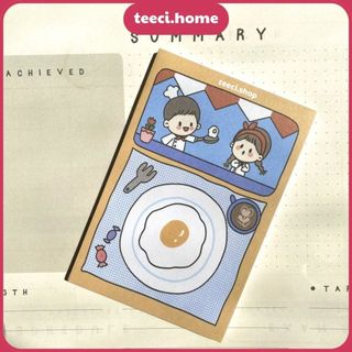 Sticky giấy note to do list ghi chú 50 trang gấu brown cute teeci d204