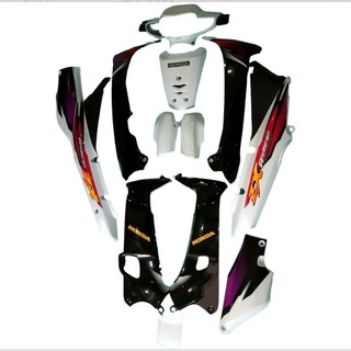 Dàn áo wave 100 zx màu trắng đen