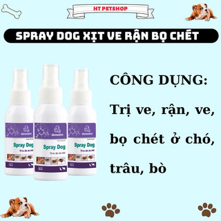 Spray dog vmd - xịt ve rận cao cấp cho chó mèo