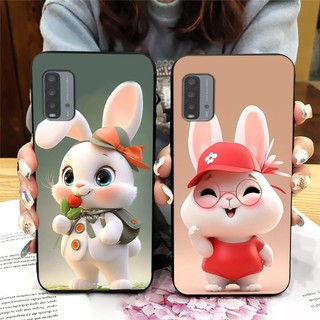 Ốp lưng xiaomi redmi 9t in hình thỏ siêu dễ thương