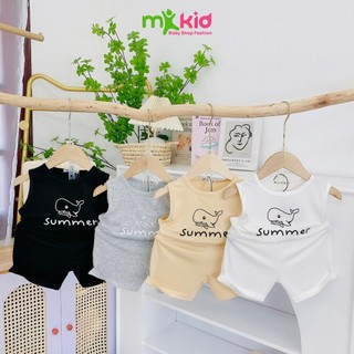 Bộ 3 Lỗ Cho  Bé Trai 7-25kg Bộ Sát Nách Chất Thun Lạnh  Mềm Mịn Mát Cho Bé mặc ngủ Mặc nhà