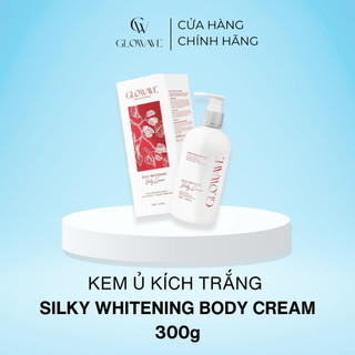  - Kem ủ kích trắng silky whitening body cream 300g - GK01