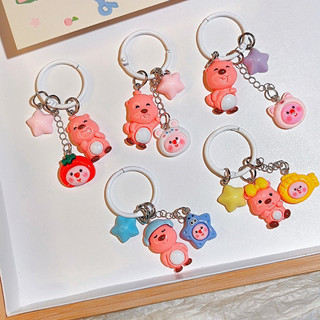 Móc khoá bộ 3 hình heo Loopy