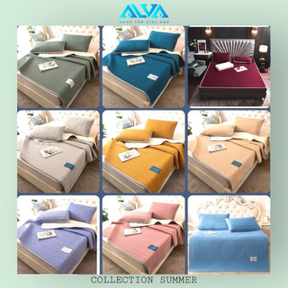  CHIẾU ĐIỀU HOÀ cao su non Tencel Latex Alva GA Băng Lạnh bo chun cao cấp mát lạnh như băng mềm mại thoáng khí 