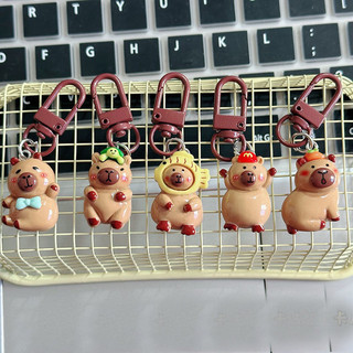 Móc khoá cài hình gấu Capybara