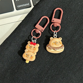 Móc khoá cài hình gấu Capybara