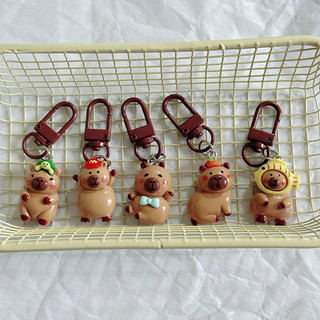 Móc khoá cài hình gấu Capybara