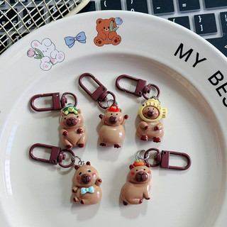 Móc khoá cài hình gấu Capybara