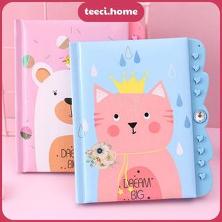 Sổ lưu bút vở note cute nhật kí kèm khóa mật khẩu cho an toàn teeci u230